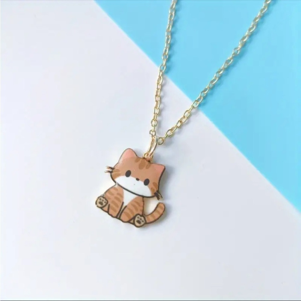 Cute Cat Pendant Necklace